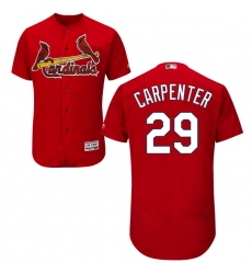 Men's Majestic St. Louis Cardinals #29 Chris Carpenter Red Alternate Flex Base Authentic Collection MLB Jersey