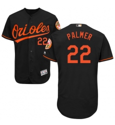 Men's Majestic Baltimore Orioles #22 Jim Palmer Black Alternate Flex Base Authentic Collection MLB Jersey