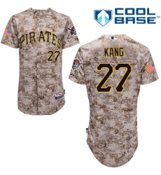 Men's Majestic Pittsburgh Pirates #27 Jung-ho Kang Replica Camo Alternate Cool Base MLB Jersey