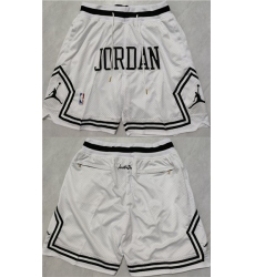 Men's Michael Jordan White Shorts