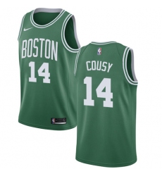 Youth Nike Boston Celtics #14 Bob Cousy Swingman Green(White No.) Road NBA Jersey - Icon Edition