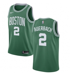 Youth Nike Boston Celtics #2 Red Auerbach Swingman Green(White No.) Road NBA Jersey - Icon Edition