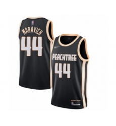 Men's Atlanta Hawks #44 Pete Maravich Swingman Black Basketball Jersey - 2019 20 City Edition