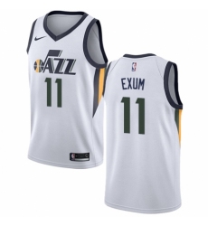 Men's Nike Utah Jazz #11 Dante Exum Authentic NBA Jersey - Association Edition