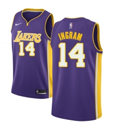 Women's Nike Los Angeles Lakers #14 Brandon Ingram Swingman Purple NBA Jersey - Statement Edition