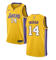 Youth Nike Los Angeles Lakers #14 Brandon Ingram Swingman Gold Home NBA Jersey - Icon Edition