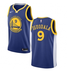 Men's Nike Golden State Warriors #9 Andre Iguodala Swingman Royal Blue Road NBA Jersey - Icon Edition