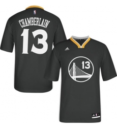 Men's Adidas Golden State Warriors #13 Wilt Chamberlain Authentic Black Alternate NBA Jersey