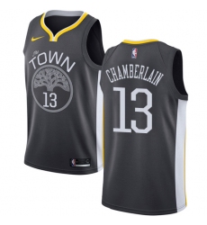 Women's Nike Golden State Warriors #13 Wilt Chamberlain Swingman Black Alternate NBA Jersey - Statement Edition