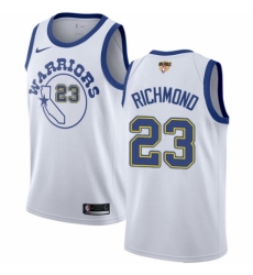 Women's Nike Golden State Warriors #23 Mitch Richmond Swingman White Hardwood Classics 2018 NBA Finals Bound NBA Jersey