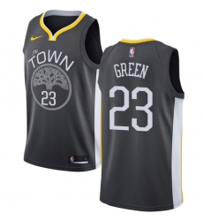 Youth Nike Golden State Warriors #23 Draymond Green Swingman Black Alternate NBA Jersey - Statement Edition