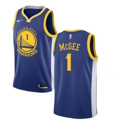 Youth Nike Golden State Warriors #1 JaVale McGee Swingman Royal Blue Road NBA Jersey - Icon Edition