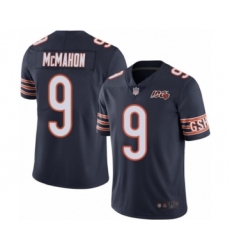 Youth Chicago Bears #9 Jim McMahon Navy Blue Team Color 100th Season Limited Football Jersey