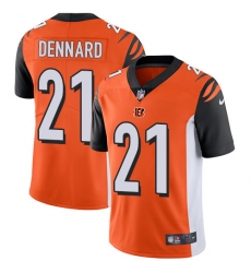 Youth Nike Cincinnati Bengals #21 Darqueze Dennard Vapor Untouchable Limited Orange Alternate NFL Jersey