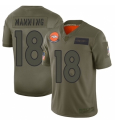 Men's Denver Broncos #18 Peyton Manning Limited Camo 2019 Salute to Service Football Jersey Men's Denver Broncos #18 Peyton Manning Limited Camo 2019 Salute to Service Football Jersey