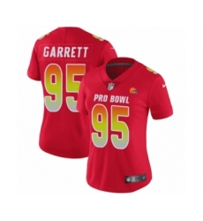 Women's Nike Cleveland Browns #95 Myles Garrett Limited Red AFC 2019 Pro Bowl NFL Jersey Women's Nike Cleveland Browns #95 Myles Garrett Limited Red AFC 2019 Pro Bowl NFL Jersey