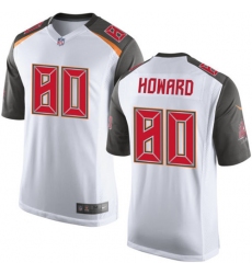 Men's Nike Tampa Bay Buccaneers #80 O. J. Howard Game White NFL Jersey