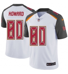 Men's Nike Tampa Bay Buccaneers #80 O. J. Howard White Vapor Untouchable Limited Player NFL Jersey