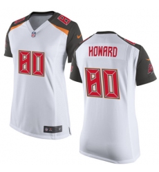 Women's Nike Tampa Bay Buccaneers #80 O. J. Howard Game White NFL Jersey