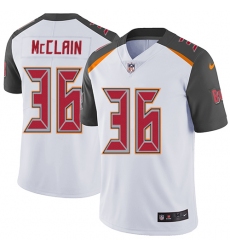 Men's Nike Tampa Bay Buccaneers #36 Robert McClain White Vapor Untouchable Limited Player NFL Jersey