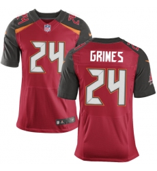 Men's Nike Tampa Bay Buccaneers #24 Brent Grimes Elite Red Team Color NFL Jersey
