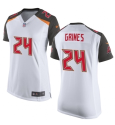 Women's Nike Tampa Bay Buccaneers #24 Brent Grimes Game White NFL Jersey