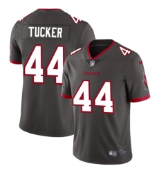 Men's Tampa Bay Buccaneers #44 Sean Tucker Gray Vapor Limited Stitched Jersey