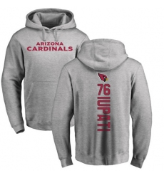 NFL Nike Arizona Cardinals #76 Mike Iupati Ash Backer Pullover Hoodie