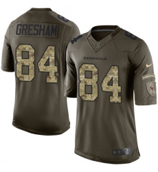Men's Nike Arizona Cardinals #84 Jermaine Gresham Elite Green Salute to Service NFL Jersey