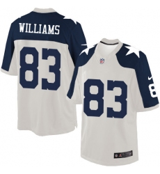 Men's Nike Dallas Cowboys #83 Terrance Williams Limited White Throwback Alternate NFL Jersey