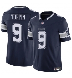 Men's Dallas Cowboys #9 KaVontae Turpin Navy 2023 F.U.S.E Vapor Untouchable Limited Stitched Football Jersey