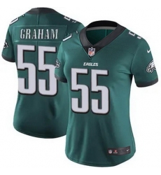 Women Philadelphia Eagles #55 Brandon Graham Green F U S E Stitched NFL Jersey