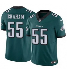 Youth Philadelphia Eagles #55 Brandon Graham Green F U S E Stitched NFL Jersey