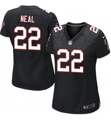 Women's Nike Atlanta Falcons #22 Keanu Neal Game Black Alternate NFL Jersey