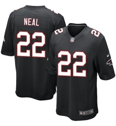 Youth Nike Atlanta Falcons #22 Keanu Neal Game Black Alternate NFL Jersey