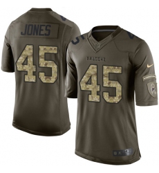 Youth Nike Atlanta Falcons #45 Deion Jones Elite Green Salute to Service NFL Jersey