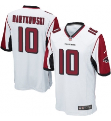 Men's Nike Atlanta Falcons #10 Steve Bartkowski Game White NFL Jersey