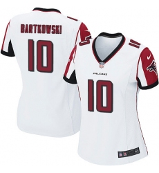 Women's Nike Atlanta Falcons #10 Steve Bartkowski Game White NFL Jersey