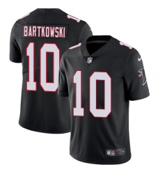 Youth Nike Atlanta Falcons #10 Steve Bartkowski Elite Black Alternate NFL Jersey