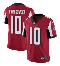 Youth Nike Atlanta Falcons #10 Steve Bartkowski Red Team Color Vapor Untouchable Limited Player NFL Jersey