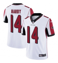 Youth Nike Atlanta Falcons #14 Justin Hardy Elite White NFL Jersey