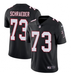 Youth Nike Atlanta Falcons #73 Ryan Schraeder Black Alternate Vapor Untouchable Limited Player NFL Jersey