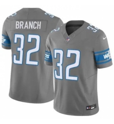 Men's Detroit Lions #32 Brian Branch Gray 2023 F U S E Vapor Untouchable Limited Stitched Jersey