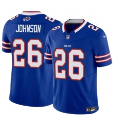 Men's Buffalo Bills #26 Ty Johnson Royal 2024 F.U.S.E. Vapor Untouchable Limited Stitched Football Jersey