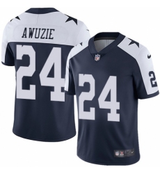 Youth Nike Dallas Cowboys #24 Chidobe Awuzie Navy Blue Throwback Alternate Vapor Untouchable Limited Player NFL Jersey