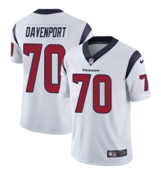 Men's Nike Houston Texans #70 Julien Davenport Limited White Vapor Untouchable NFL Jersey