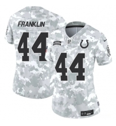 Women's Indianapolis Colts #44 Zaire Franklin 2024 F.U.S.E Arctic Camo Salute To Service Limited Stitched Jersey(Run Small)