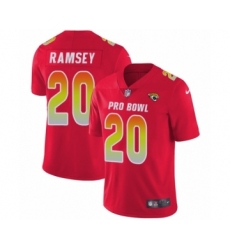 Men's Nike Jacksonville Jaguars #20 Jalen Ramsey Limited Red AFC 2019 Pro Bowl NFL Jersey