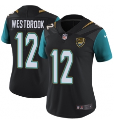 Women's Nike Jacksonville Jaguars #12 Dede Westbrook Black Alternate Vapor Untouchable Limited Player NFL Jersey