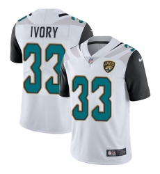 Youth Nike Jacksonville Jaguars #33 Chris Ivory White Vapor Untouchable Limited Player NFL Jersey